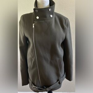 Zara Woman Olive Green zip up  Jacket size S